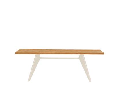EM Table 220 x 90 cm|Natural oak solid, oiled|Ecru