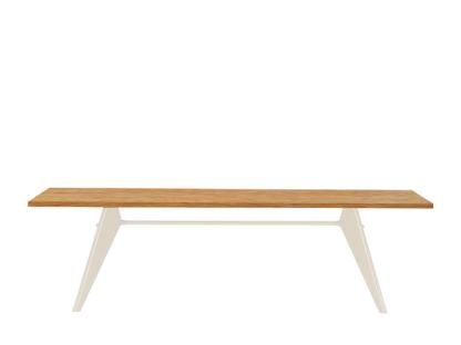 EM Table 260 x 90 cm|Natural oak solid, oiled|Ecru