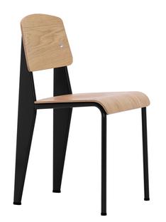 Standard Base deep black/Seat, back natural oak