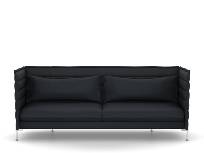 Alcove Sofa Three-seater (H94 x W237 x D84 cm)|Credo|Black/anthracite