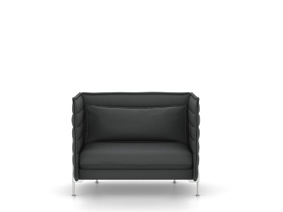 Alcove Sofa Love Seat (H94 x W126,5 x D84 cm)|Laser|Dark grey