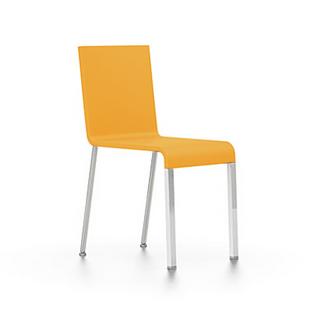 .03 Non-stackable|Base polished chrome|Without armrests|Mango