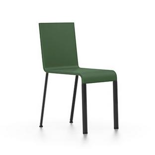 .03 Non-stackable|Base powder-coated black|Without armrests|Dark green