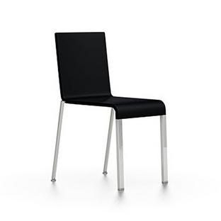 .03 Stackable|Base polished chrome|Without armrests|Basic dark