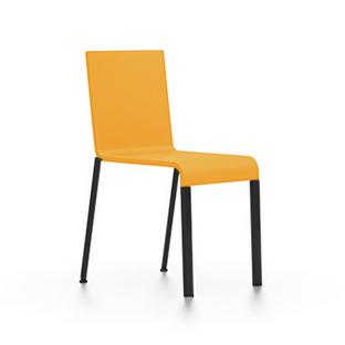 .03 Stackable|Base powder-coated black|Without armrests|Mango