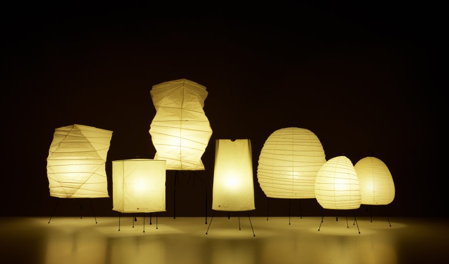 107: ISAMU NOGUCHI, Akari light sculpture, model 20N