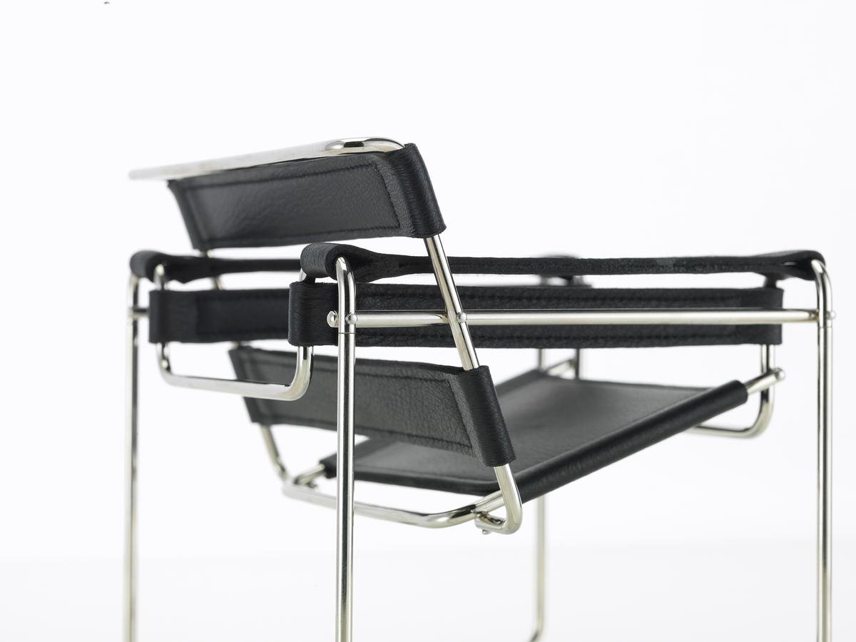○Vitra Sitzgeiststuhl 1927 黒 ミニチュアコレクション B3 Wassily Miniature | Vitra | by Marcel Breuer, 1925