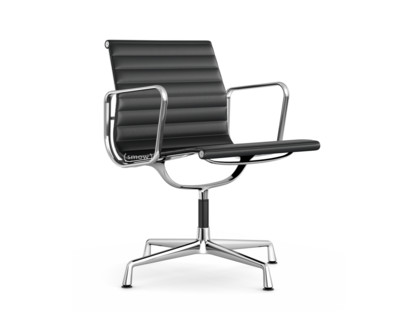 Aluminium Group EA 107 / EA 108 EA 108 - swivelling|Chrome-plated|Leather Premium F|Asphalt