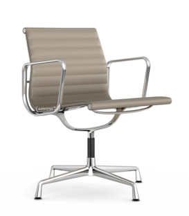 Aluminium Group EA 107 / EA 108 EA 107 - non-swivelling|Chrome-plated|Leather (Standard)|Sand