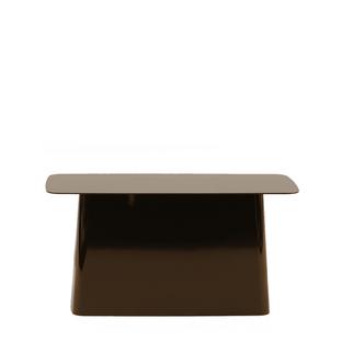 Metal Side Table Chocolate|Large (H 35,5 x B 70 x T 31,5 cm)
