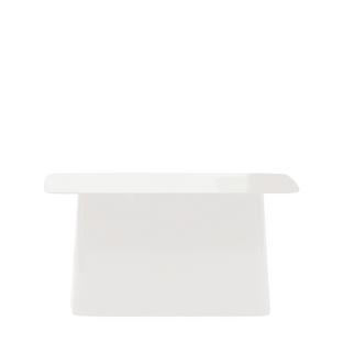 Metal Side Table White|Large (H 35,5 x B 70 x T 31,5 cm)