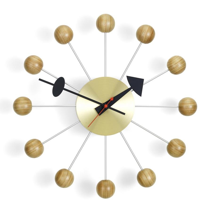 Vitra Ball Clock Cherry Winter Promotion By George Nelson - Ball Clock Cherry Winter Promotion vitra ball clock cherry winter promotion by george nelson - ball clock cherry winter promotion