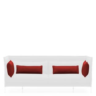 Cushion Set for Alcove Sofa For 2-seater|Credo|Red chilli