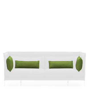 Cushion Set for Alcove Sofa For 2-seater|Laser|Green