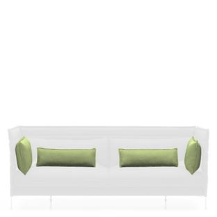 Cushion Set for Alcove Sofa For 2-seater|Laser|Light grey / pastel green
