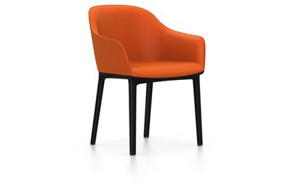 Softshell Chair with four-legged base Basic dark|Plano|Orange