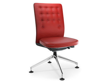 ID Trim Conference Without lumbar support|Without armrests|Basic dark|Seat and back, leather|Red
