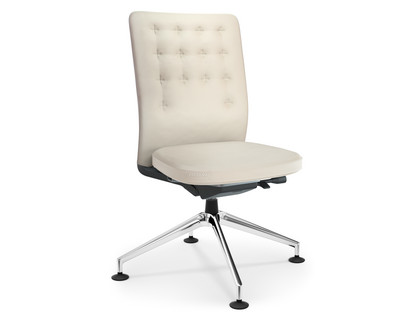 ID Trim Conference Without lumbar support|Without armrests|Basic dark|Seat and back, leather|Snow