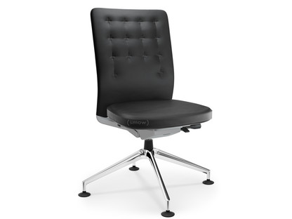 ID Trim Conference With lumbar support|Without armrests|Soft grey|Seat and back, leather|Asphalt