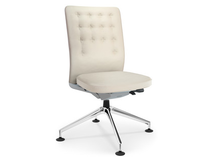 ID Trim Conference Without lumbar support|Without armrests|Soft grey|Seat and back, leather|Snow