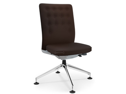 ID Trim Conference With lumbar support|Without armrests|Soft grey|Seat and back Plano|Brown