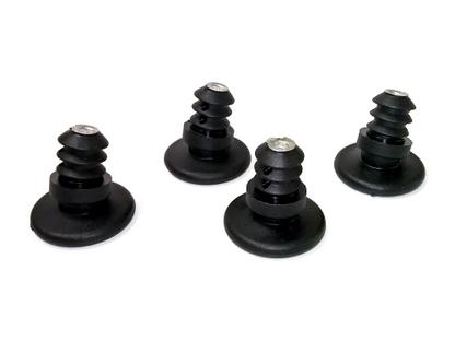 Glides (1 Set) for Vitra Chairs For DSX/DAX/DKX/DAL/DSS/DSS-N/LCM|Pads for carpet, basic dark