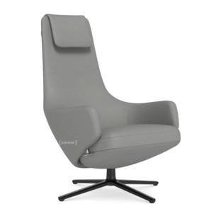 Repos Chair Repos|Fabric Dumet pebble melange|46 cm|Basic dark