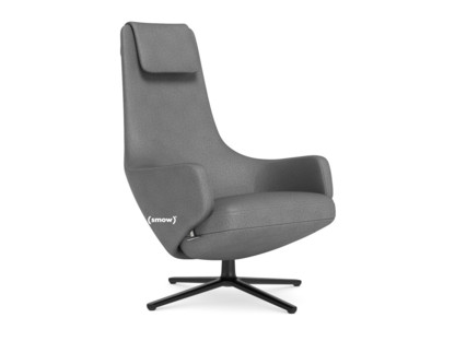 Repos Chair Repos|Fabric Dumet sierra grey melange|46 cm|Basic dark