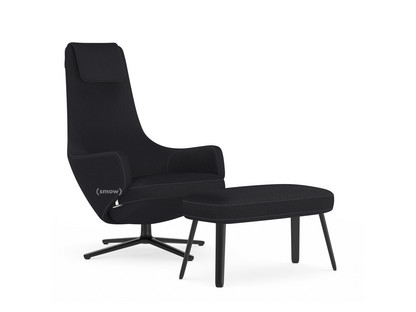 Repos Chair Repos & Panchina|Fabric Cosy 2 Merino black|41 cm|Basic dark