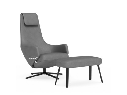 Repos Chair Repos & Panchina|Fabric Dumet sierra grey melange|41 cm|Basic dark
