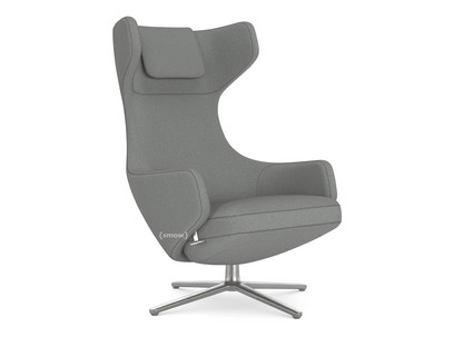 Grand Repos Chair Grand Repos|Fabric Cosy 2 Pebble Grey|41 cm|Polished