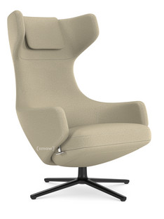 Grand Repos Chair Grand Repos|Fabric Dumet beige melange|41 cm|Basic dark