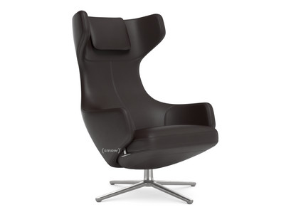 Grand Repos Chair Grand Repos|Leather Premium F chocolate|46 cm|Polished