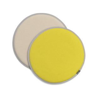 Seat Dots Plano yellow/pastel green - parchment/cream white