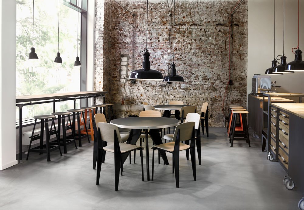 HR451 Vitra Jean Prouvé Guéridon リプロダクト Guéridon, 1050 mm, Natural oak solid, oiled | Vitra | by