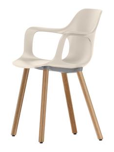HAL Armchair Wood Warmgrey|solid oak, light natural with protective varnish