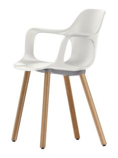 HAL Armchair Wood Cotton white|solid oak, light natural with protective varnish
