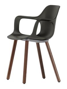 HAL Armchair Wood Deep black|Dark oak with protective varnish