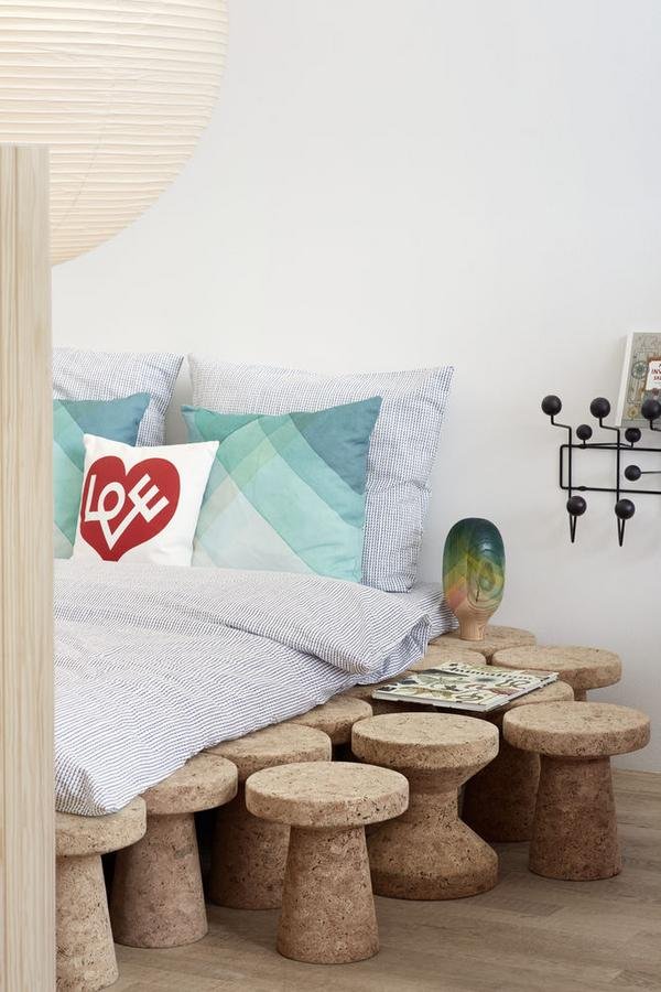 Graphic Print Pillows, Eyes | Vitra | by Alexander Girard