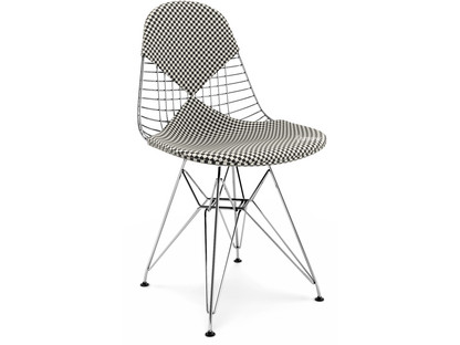 Seat Cushion for Wire Chair (DKR/DKW/DKX/LKR) Seat and backrest cushion (Bikini)|Checker|Black/white
