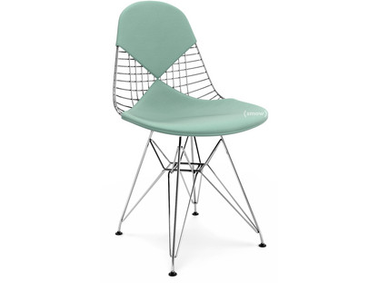 Seat Cushion for Wire Chair (DKR/DKW/DKX/LKR) Seat and backrest cushion (Bikini)|Hopsak|Mint / ivory