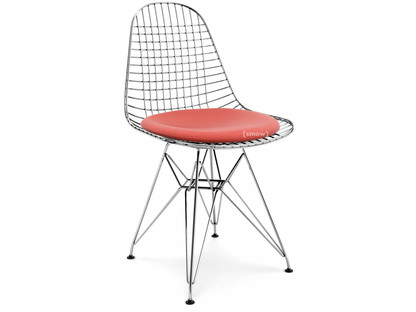 Seat Cushion for Wire Chair (DKR/DKW/DKX/LKR) Seat cushion|Hopsak|Poppy red / ivory