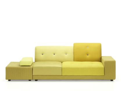 Polder Sofa Right armrest|Fabric mix golden yellow