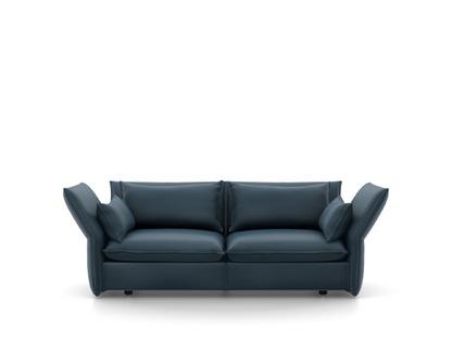 Mariposa Sofa 2,5-Seater (H80,5 x W171 x D101,5 cm)|Iroko steel blue