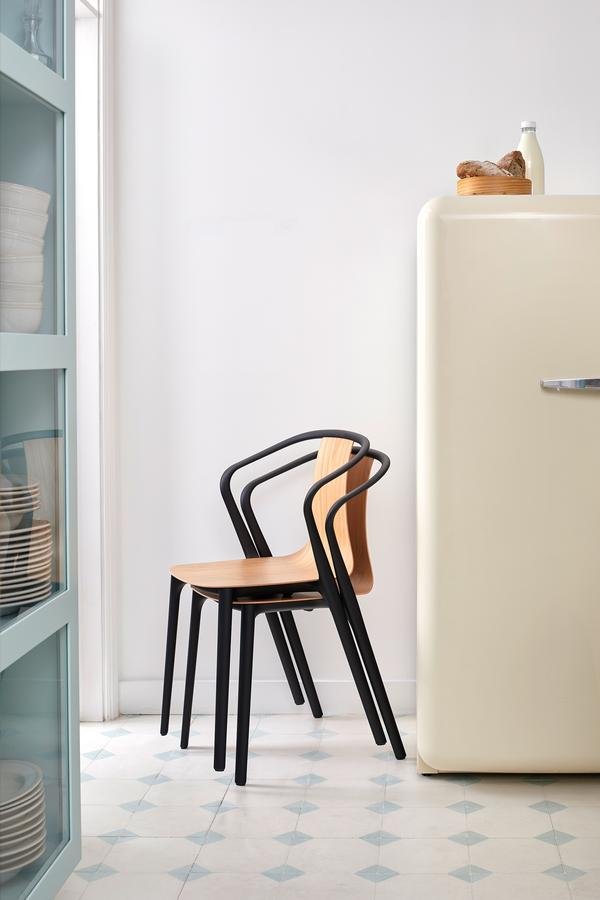 Vitra Belleville Armchair Wood by Ronan & Erwan Bouroullec, 2015