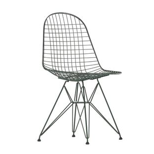 Wire Chair DKR  Powder-coated dark green