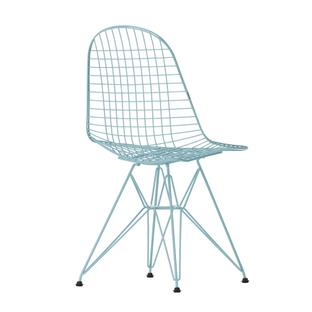 Wire Chair DKR  Powder-coated sky blue