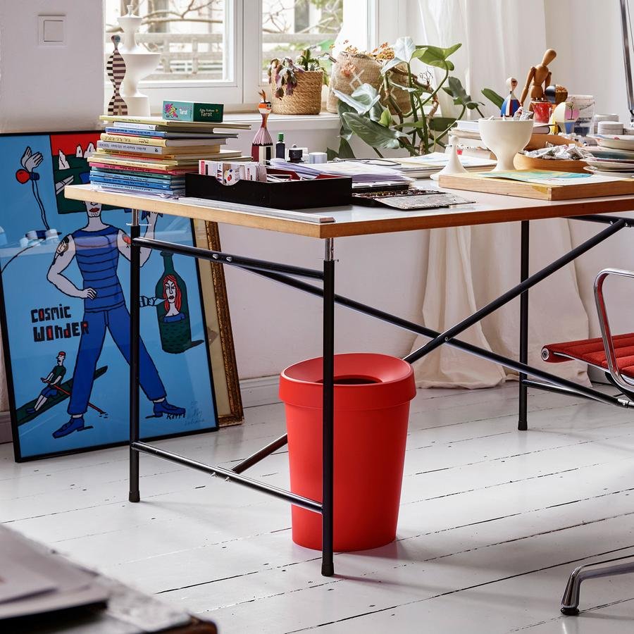 上品スタイル 37,5 (H L Bin, Happy x Vitra | RE red Poppy cm), 30 Ø 家具・インテリア