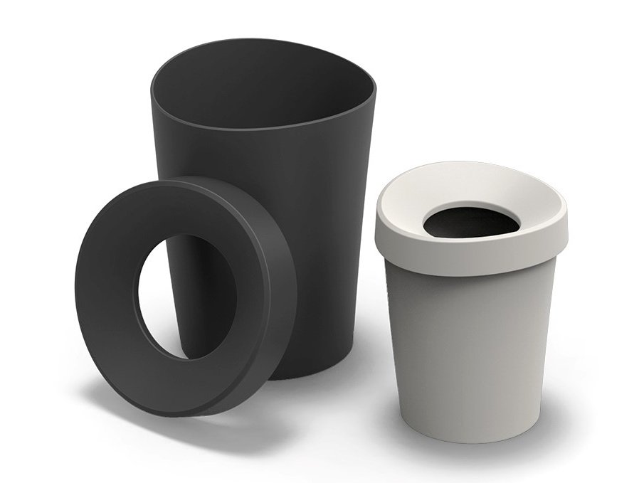 Happy Bin, L (H 37,5 x Ø 30 cm), Poppy red RE | Vitra