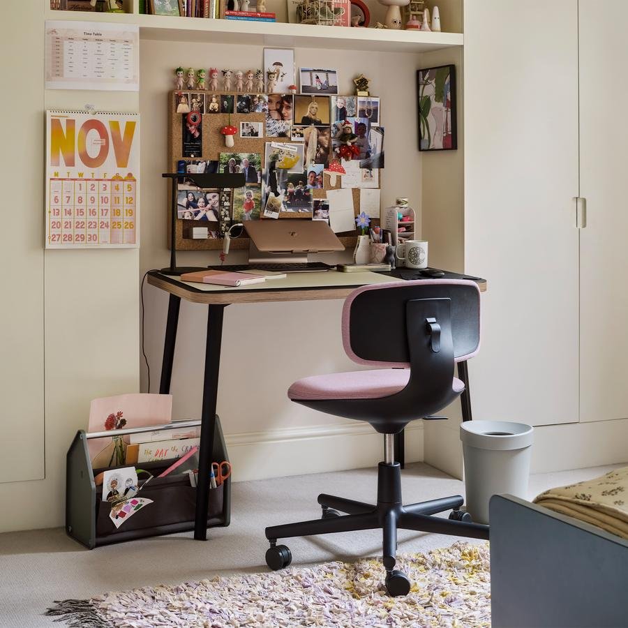 Happy Bin, L (H 37,5 x Ø 30 cm), Poppy red | Vitra